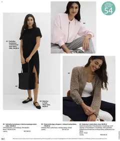 Pogląd oferty "BonPrix Katalog" - ważna od 03.03.2026 | Strona: 60 | Produkty: Baleriny, Sukienka, Torba