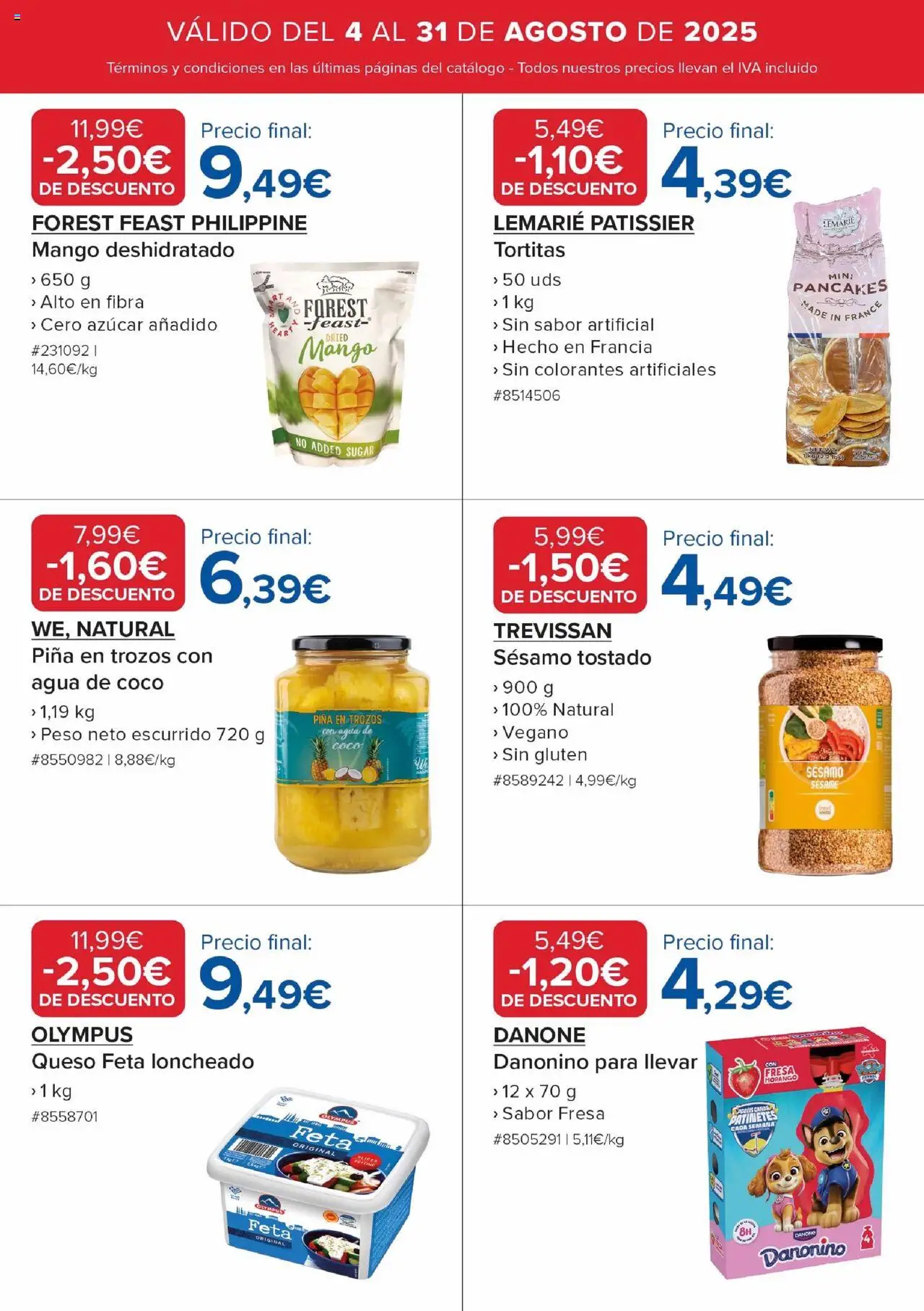 Costco catálogo │ válido desde el 04.08.2025 | Página: 15 | Productos: Queso, Τυρόπιτα, Peso, Ρούτερ