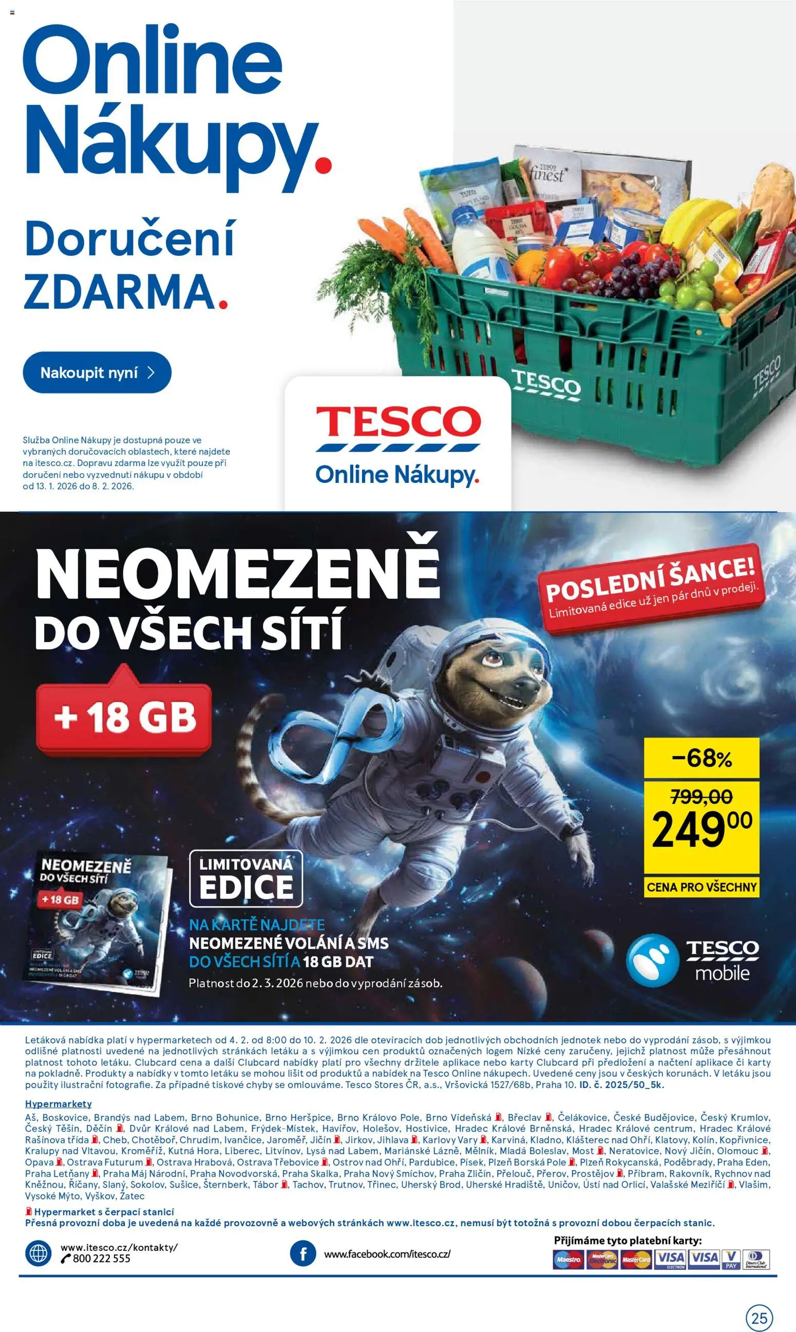 Tesco leták - Hypermarket od 04.02.2026 | Strana: 25 | Produkty: Finest, Karty, Futurum