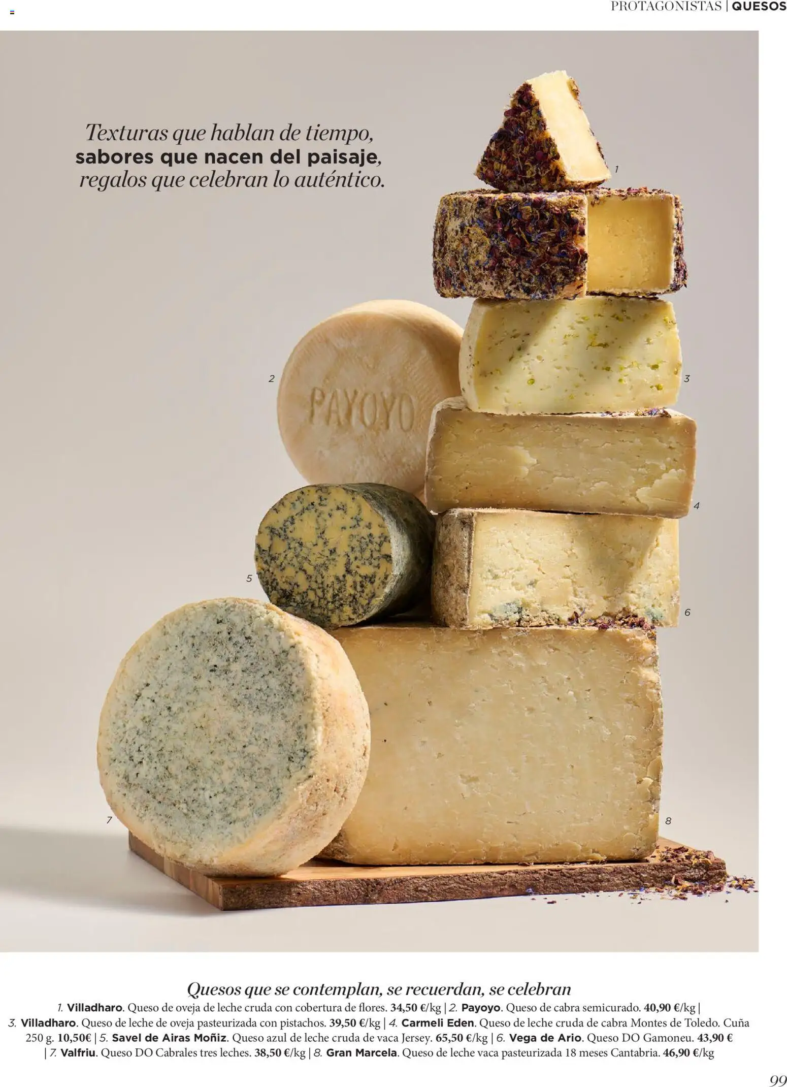 El Corte Inglés ofertas │ válido desde el 19.11.2025 | Página: 99 | Productos: Queso de oveja, Leche, Queso, Cuna