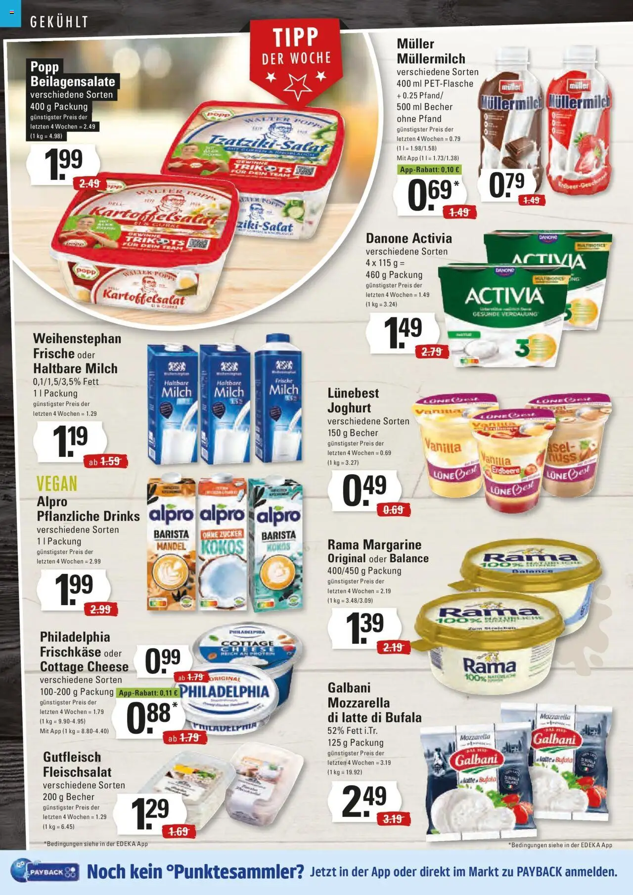 Edeka prospekt Hamburg	 - gültig ab dem 27.07.2025 | Seite: 6 | Produkte: Danone activia, Milch, Alpro, Muller mullermilch