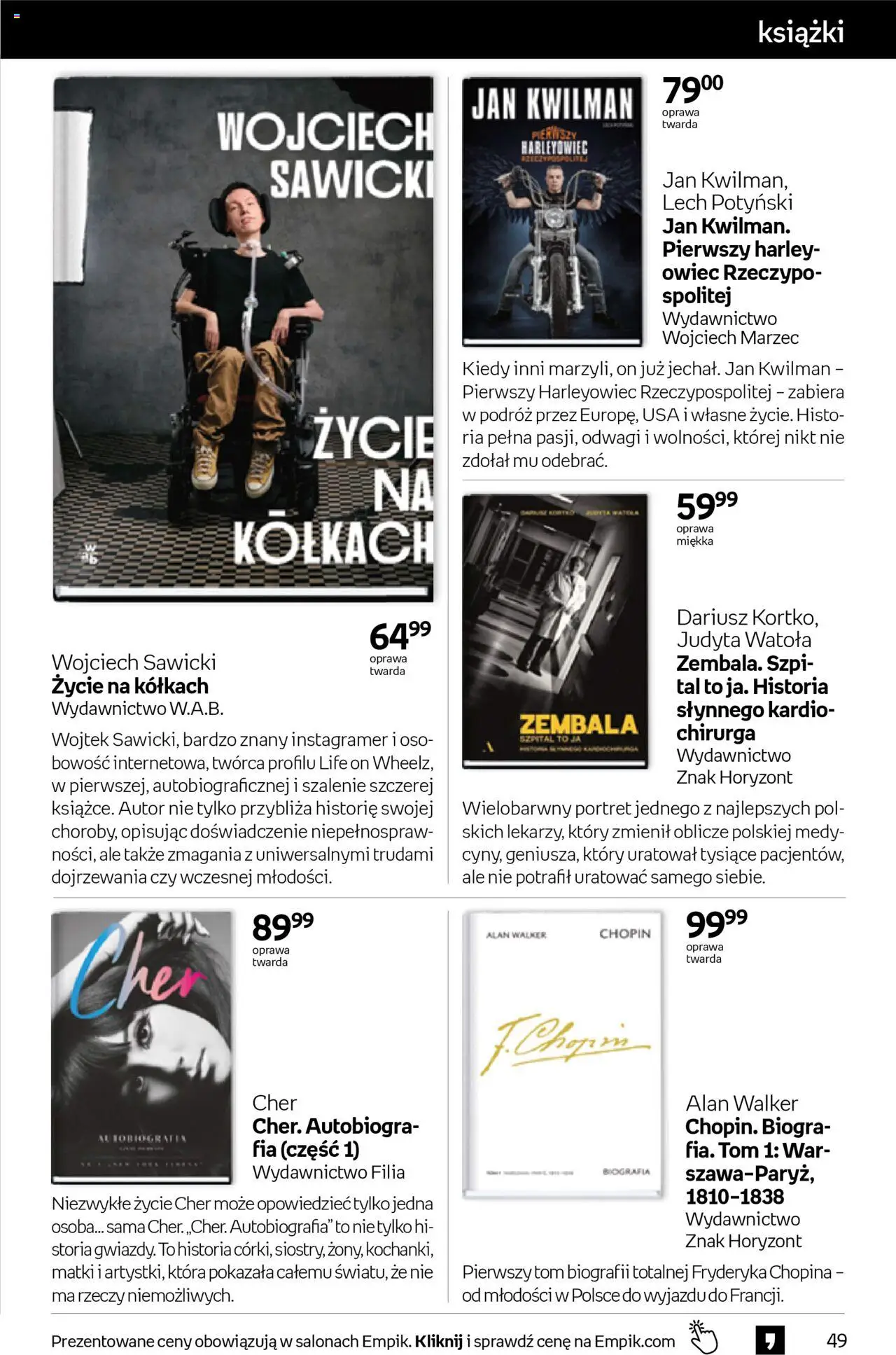 Empik promocje - Tom kultury Książki od 15.10.2025 | Strona: 49 | Produkty: Książki