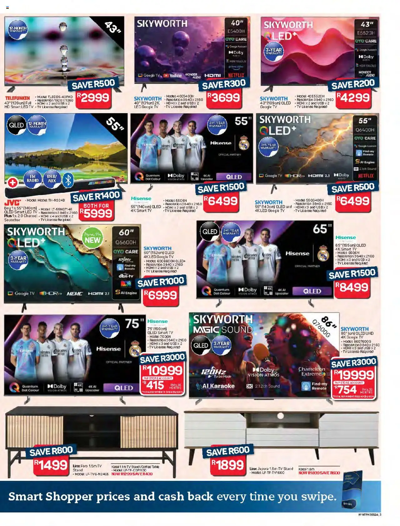 New Pick n Pay catalogue – valid from 22.09.2025 | Page: 3 | Products: TV, Coffee table, Remote, Coffee