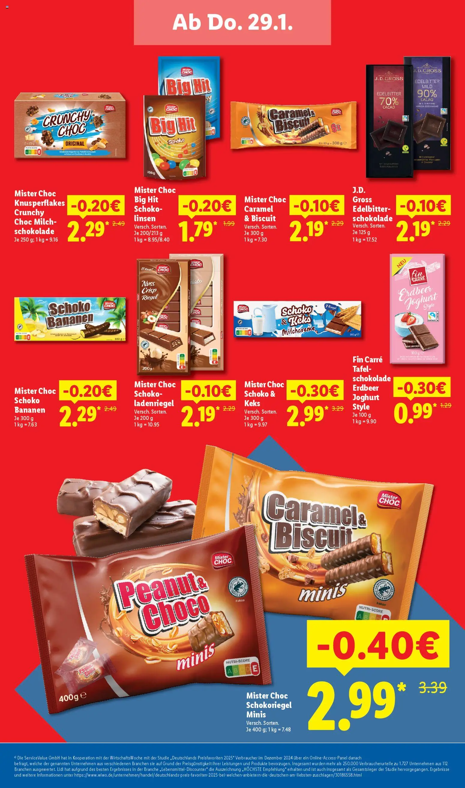 Lidl Prospekt Grimma – gültig ab 26.01.2026 | Seite: 7 | Produkte: Milch, Joghurt, Schokolade, Bananen