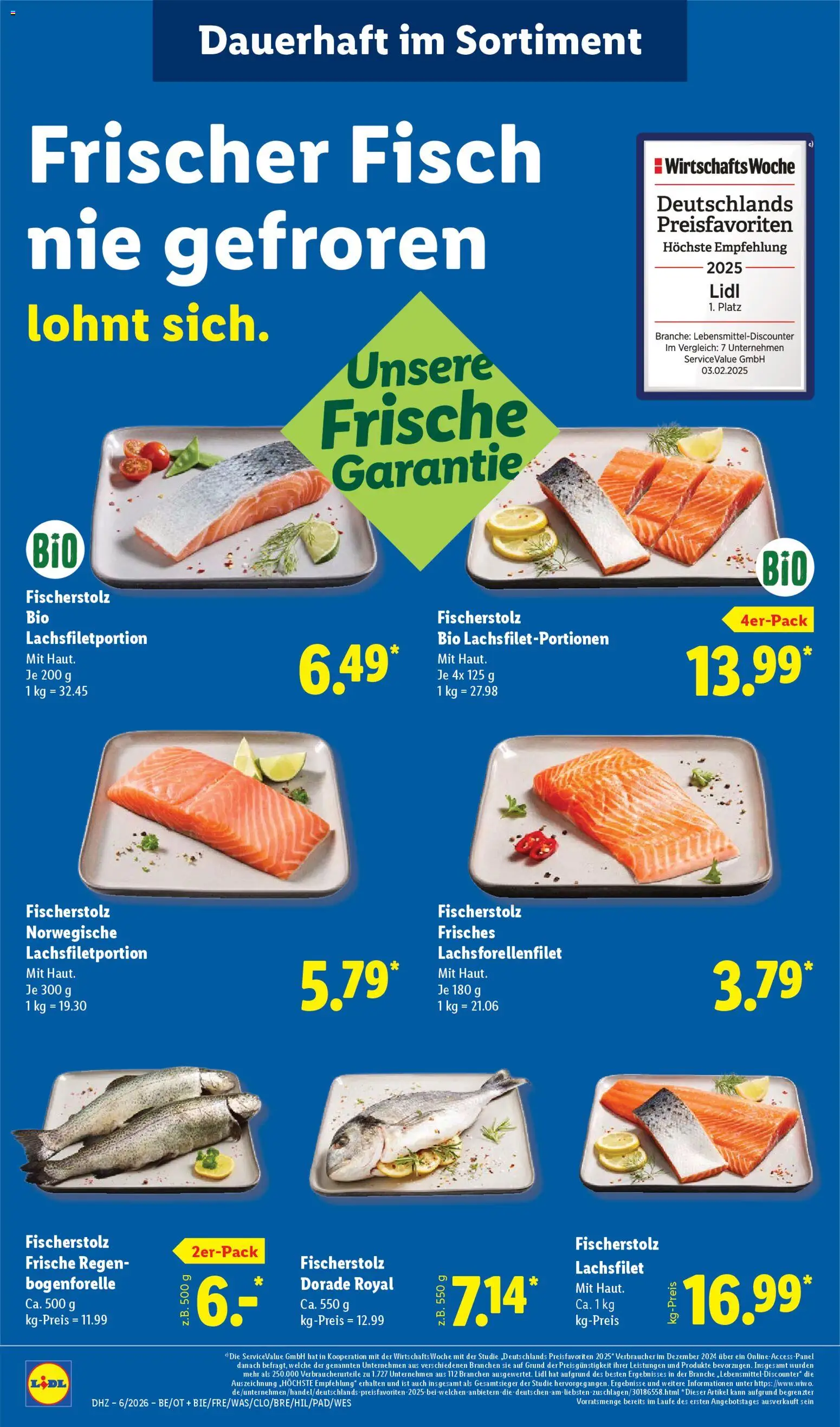 Lidl Prospekt Zossen – gültig ab 02.02.2026 | Seite: 18 | Produkte: Dorade, Fisch