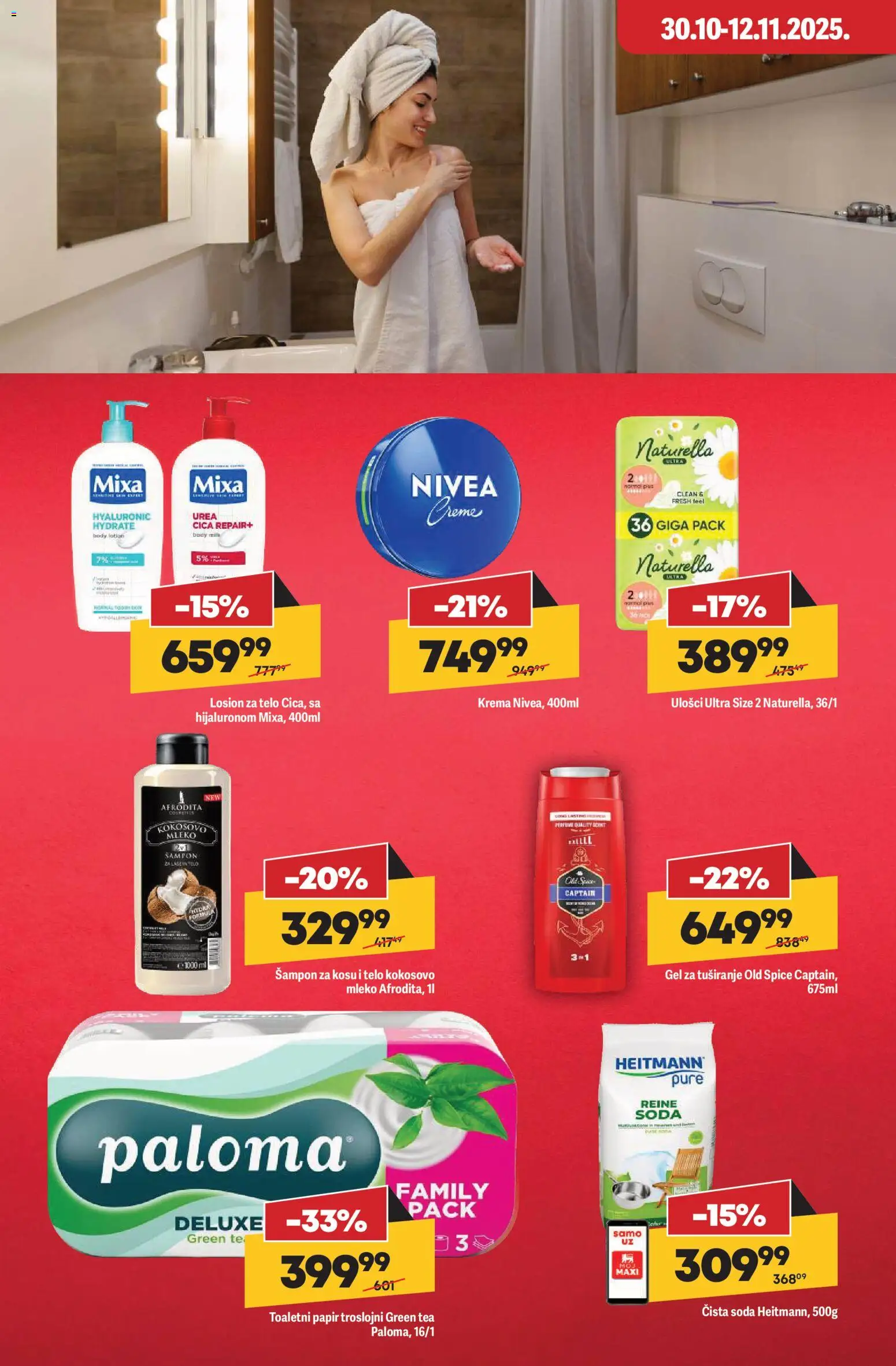 Mega Maxi katalog - važi od 30.10.2025 | Strana: 6 | Proizvode: Nivea, Šampon, Krema, Gel za tuširanje