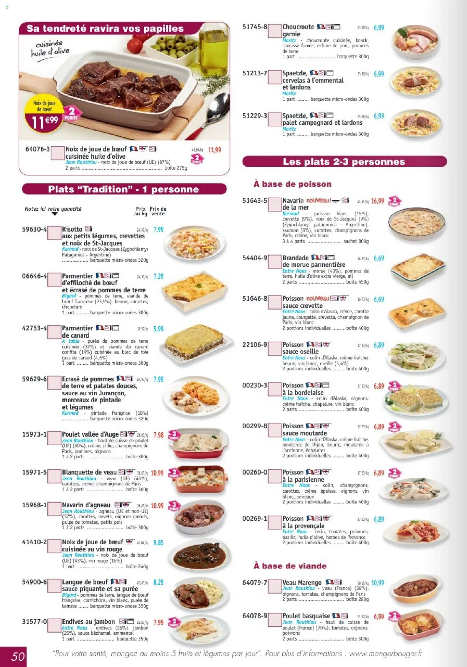 {H1} | Page: 50 | Produits: Moutarde, Oignons, Saumon, Noix