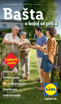 Lidl katalog Bašta o kojoj se priča - pregled Lidl kataloga - važi od 26.02.2026