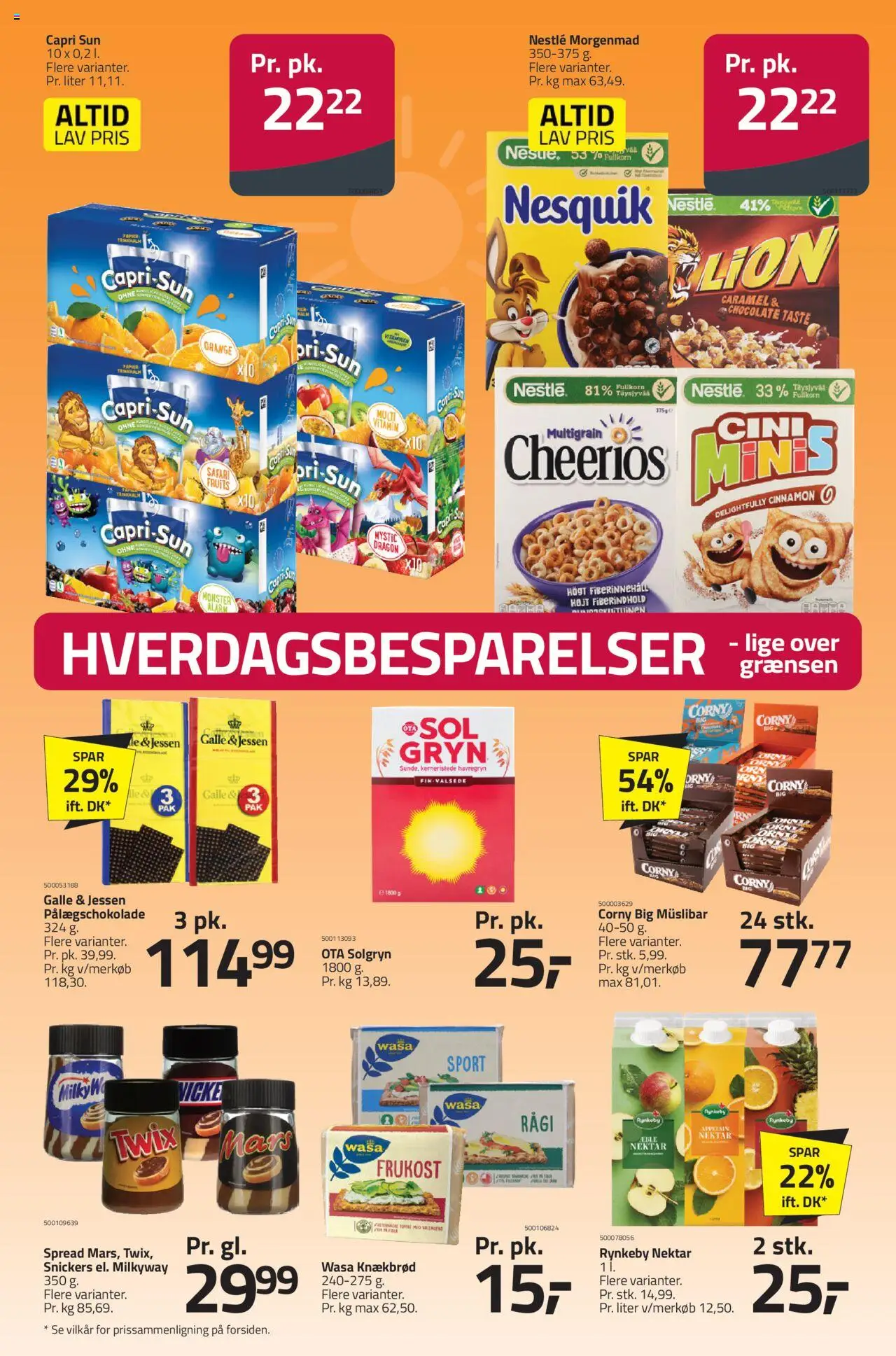 Fleggaard Tilbudsavis gyldig fra 06.08.2025 | Side: 35 | Produkter: Havregryn, Knækbrød, Pålægschokolade