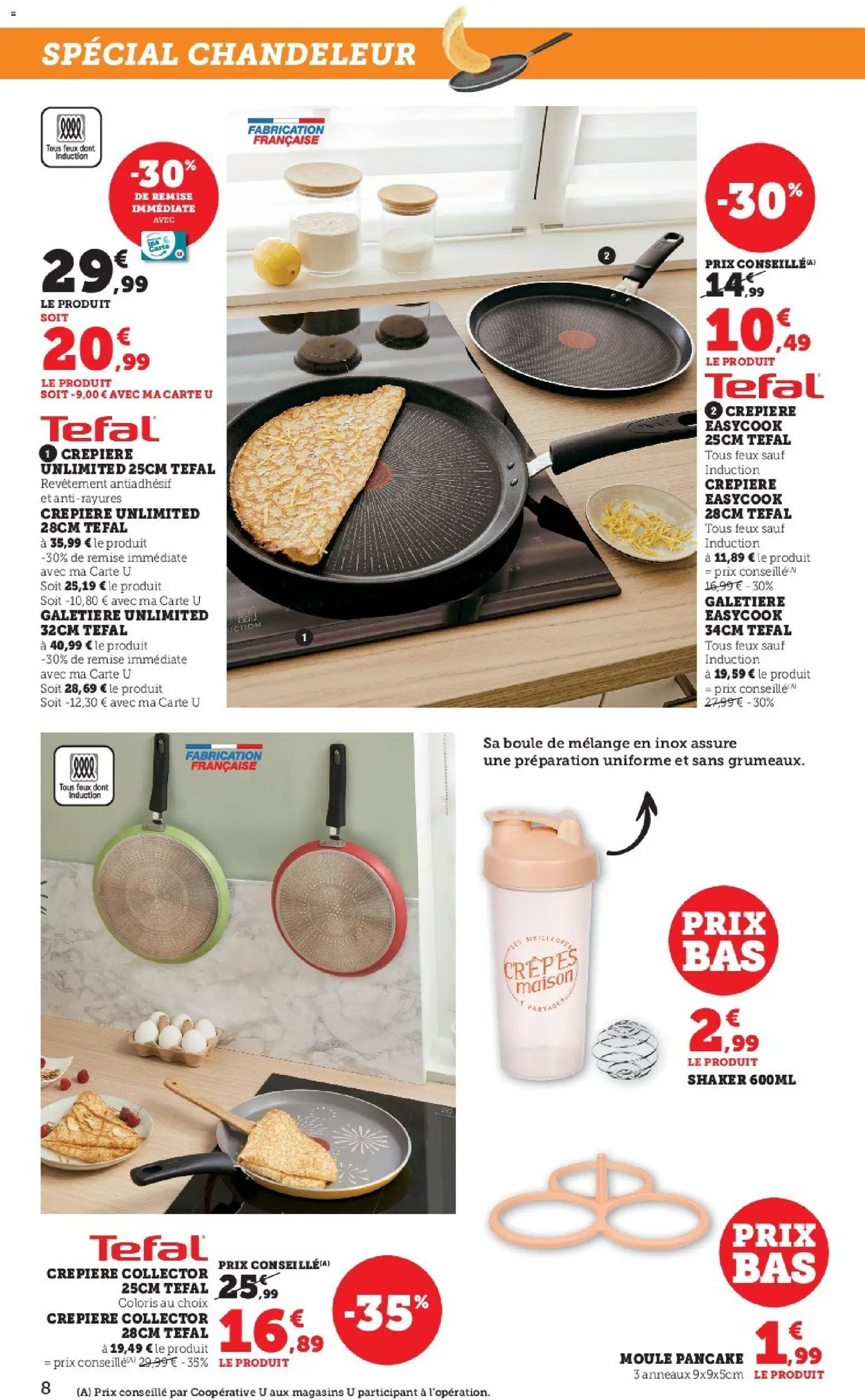 {H1} | Page: 8 | Produits: Crêpière, Tefal