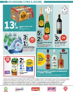 E.Leclerc - Prévisualisation de BIÈRE BELGE D'ABBAYE BLONDE "LEFFE", 6.60% vol. 24 x 25cl (6L). Le L: 2,33 € valide à partir de 09.12.2025 | Page: 14
