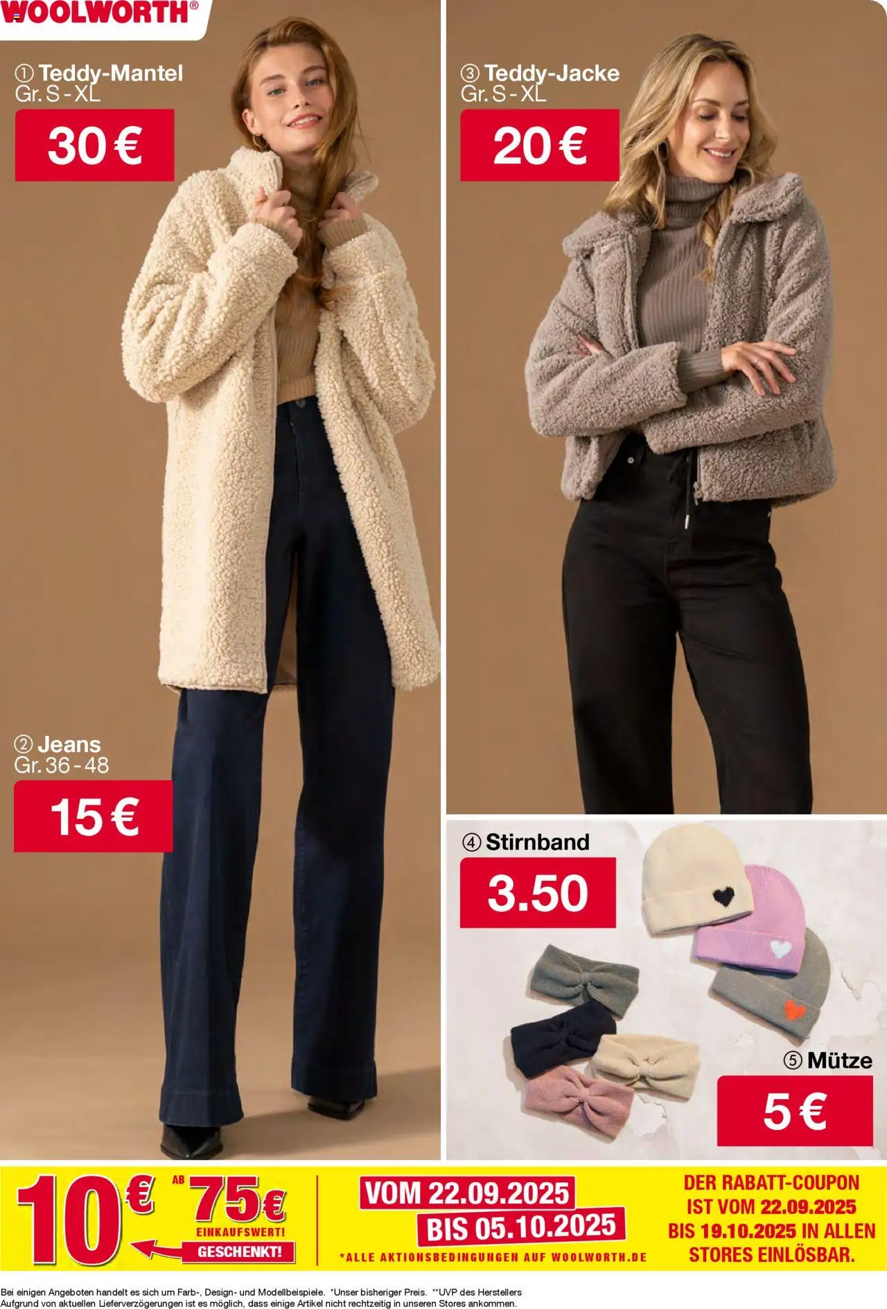 Woolworth Prospekt 	 – gültig ab 01.10.2025 | Seite: 21 | Produkte: Jeans