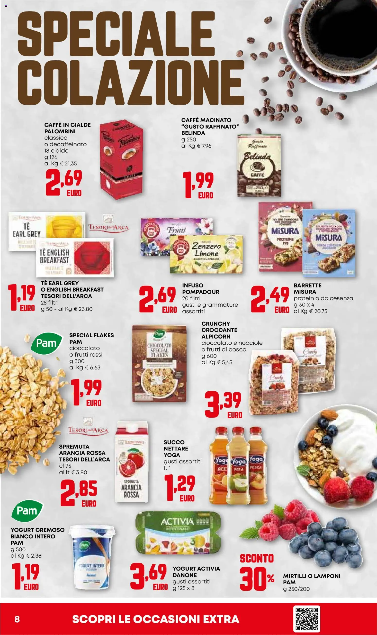 Volantino PAM del 26.02.2026 | Pagina: 8 | Prodotti: Cioccolato, Limone, Nocciole, Macinato