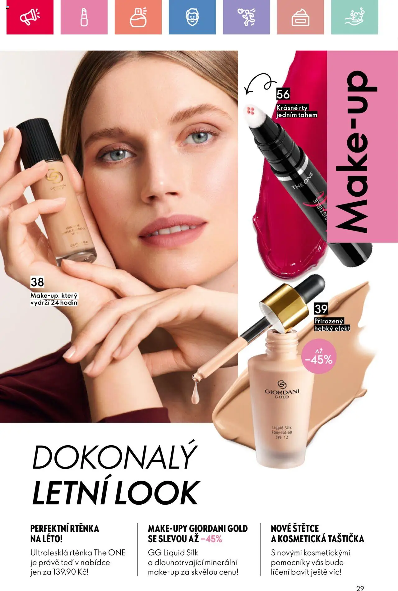Oriflame katalog č.10/2025 od 06.07.2025 | Strana: 29 | Produkty: Makeup, Kosmetická taštička, Make-up, Rtěnka