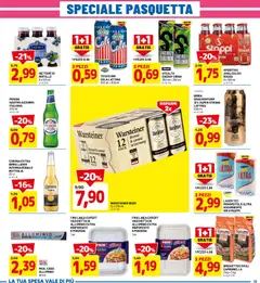 Anteprima del volantino D Più volantino valido a partire dal 26.03.2026 | Pagina: 19 | Prodotti: Birra, Alluminio, Bottiglia, Aperitivo