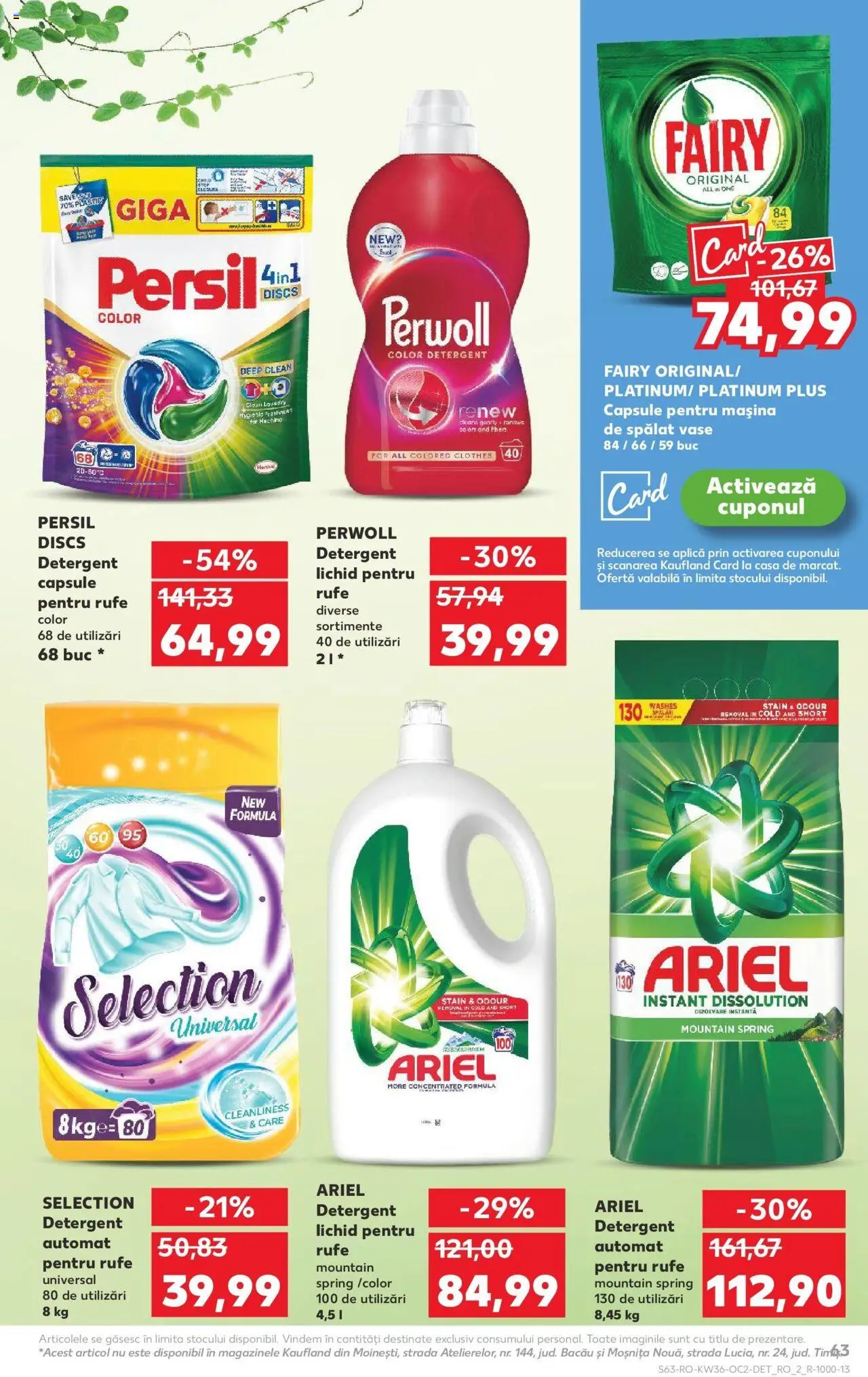 Noul catalog Kaufland – valabil de la 03.09.2025 | Pagină: 63 | Produse: Pomelo, Mașină De Spălat, Mașină De Spălat Vase, Kedi Ödül Oyuncakları