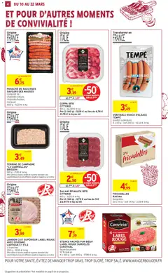 Intermarché - Prévisualisation de SALAMI SPIANATA 1878 CITTERIO, 80 g valide à partir de 10.03.2026 | Page: 4 | Produits: Salami, Jambon, Viande, Viande bovine