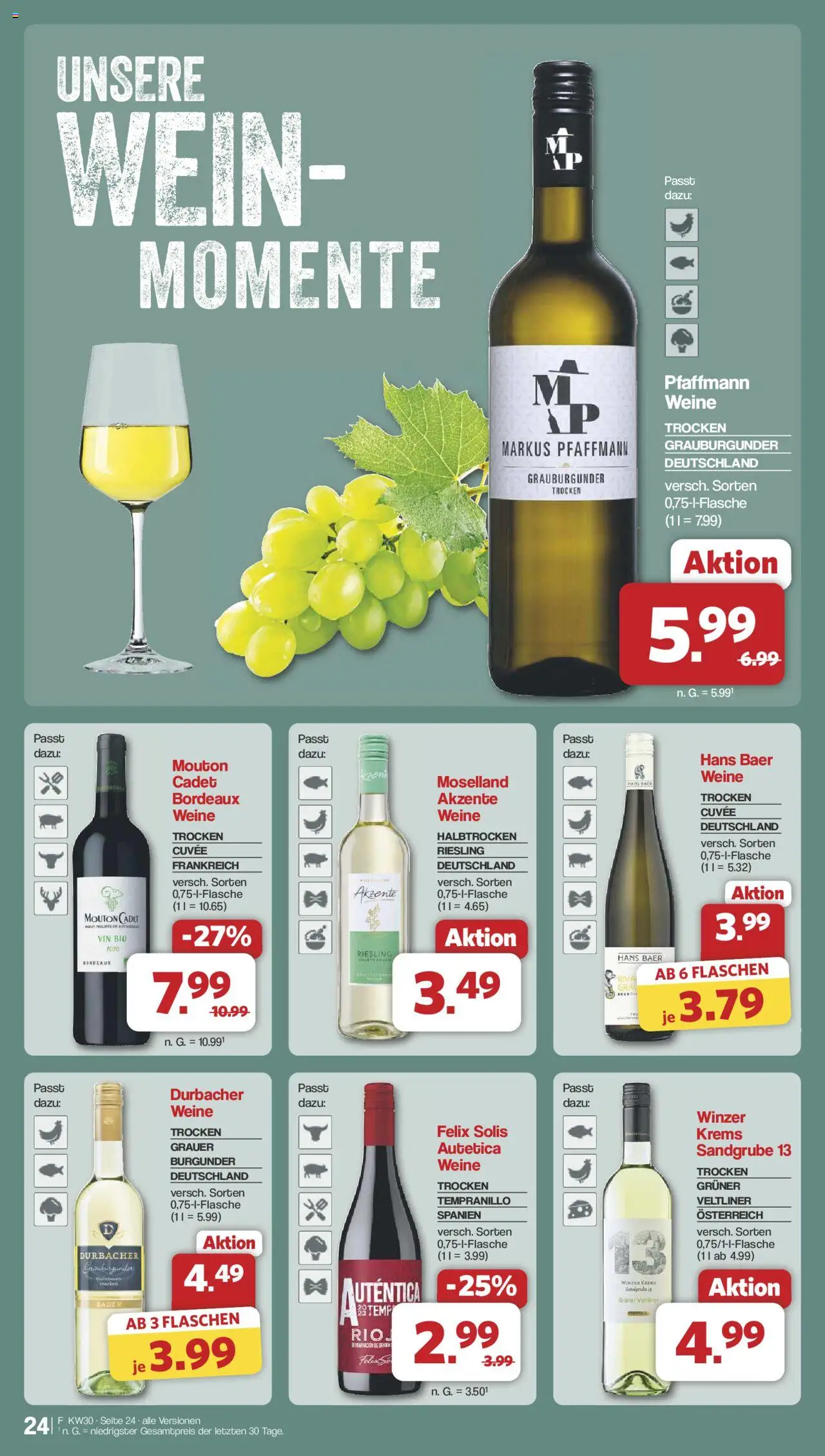 Famila Nordwest Prospekt 	 - gültig ab dem 21.07.2025 | Seite: 28 | Produkte: Wein