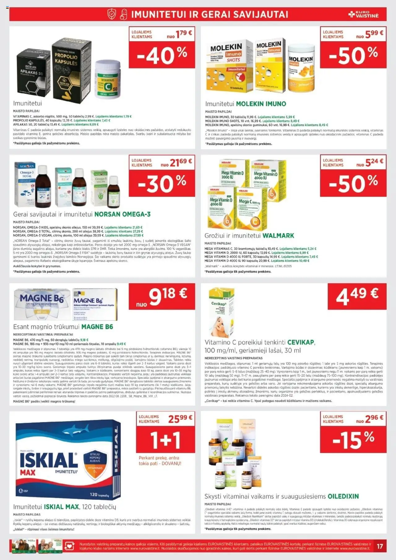 EUROVAISTINĖ akcijos nuo 01.10.2025 | Puslapis: 17 | Prekių: Aliejus
