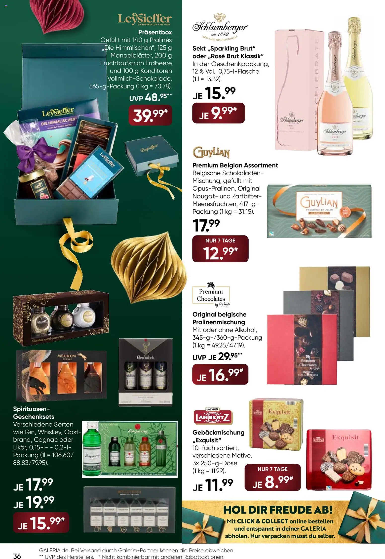 Galeria Karstadt Kaufhof Prospekt 	 – gültig ab 17.12.2025 | Seite: 36 | Produkte: Sekt, Obst