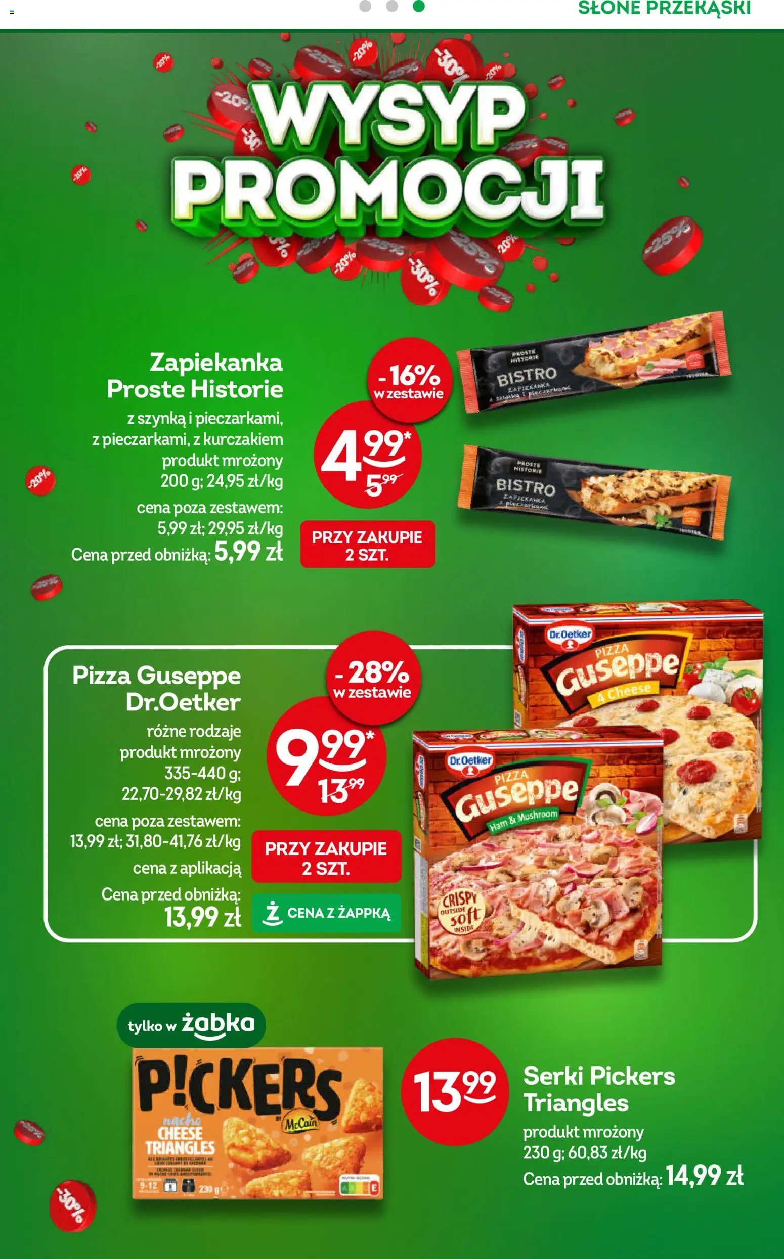 Żabka Gazetka od 22.10.2025 | Strona: 27 | Produkty: Zapiekanka, Szynka, Pizza