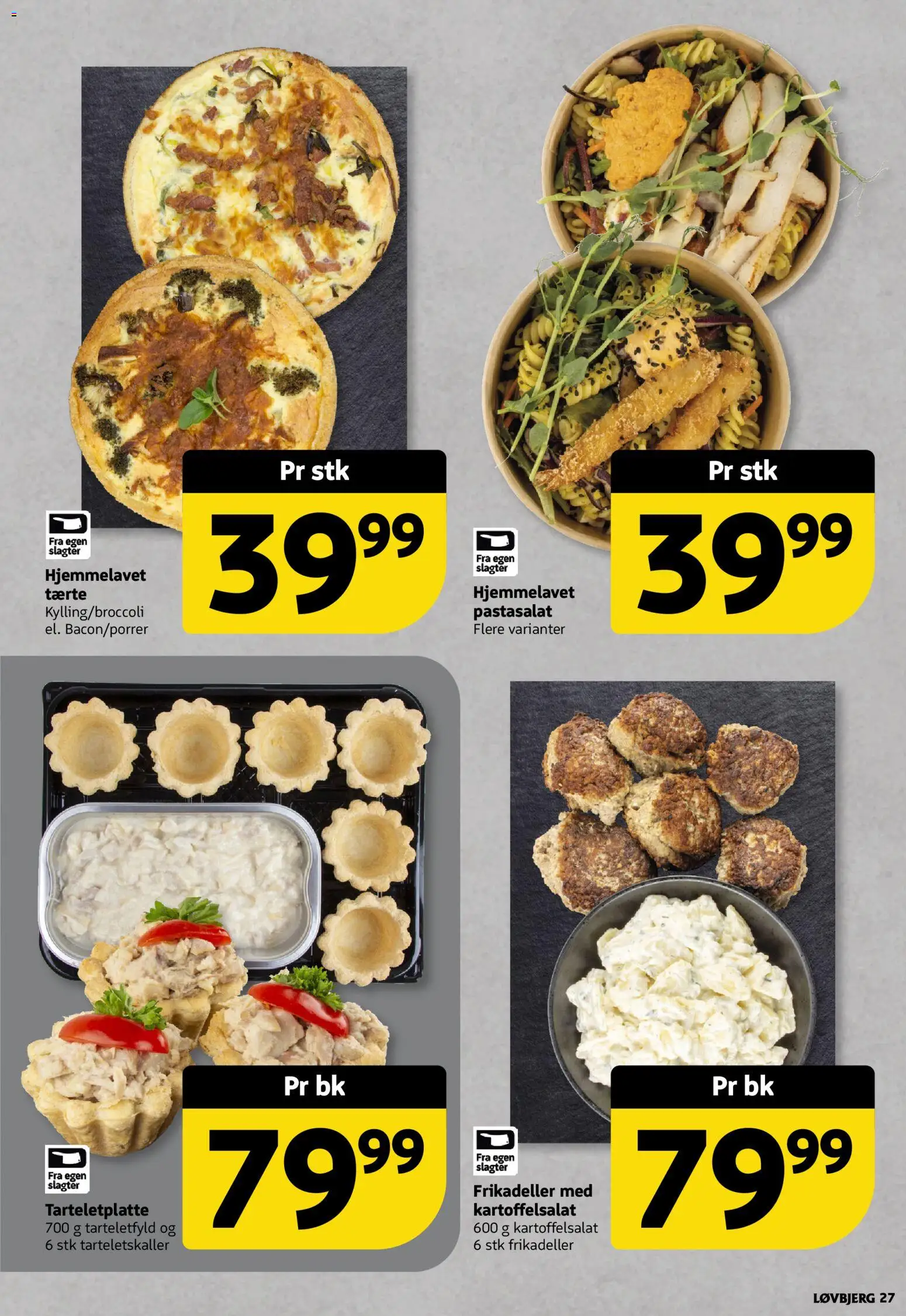Løvbjerg tilbudsavis – gyldig fra 23.01.2026 | Side: 27 | Produkter: Kartoffelsalat, Frikadeller