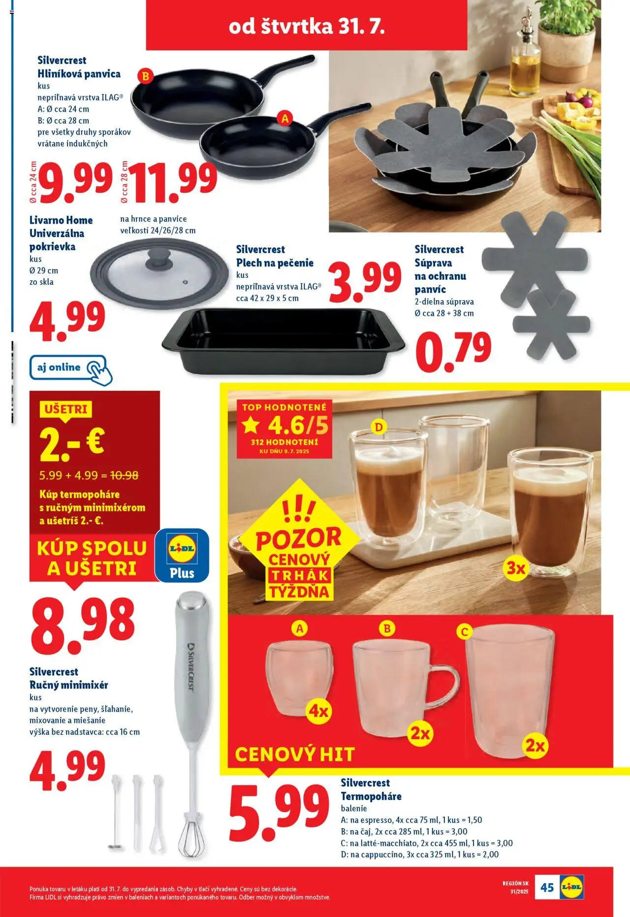 Lidl leták │ platný od 28.07.2025 | Strana: 69 | Produkty: Mixér, Panvica