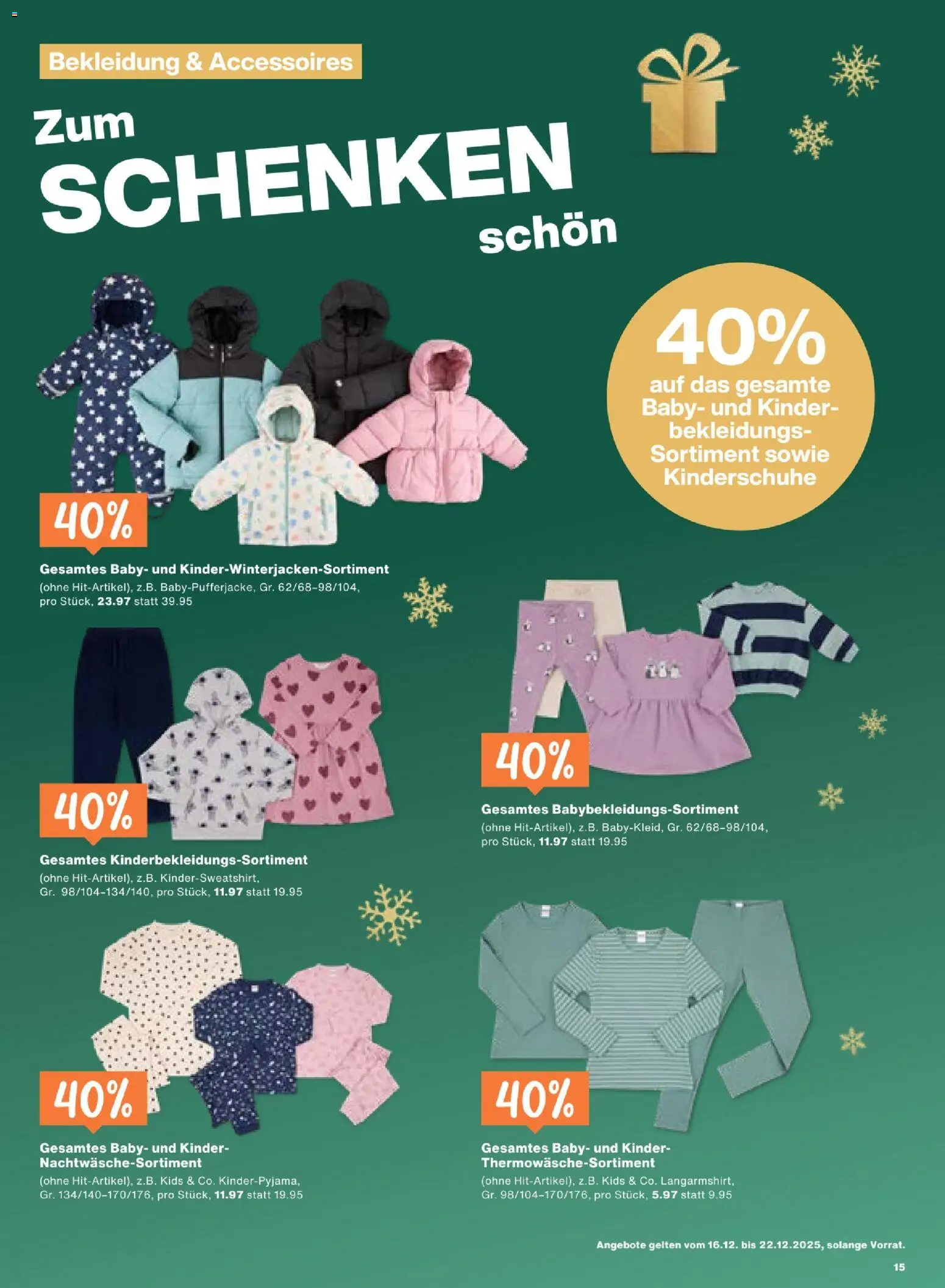 Migros Aktionen – gültig ab 16.12.2025 | Seite: 15 | Produkte: Bekleidung