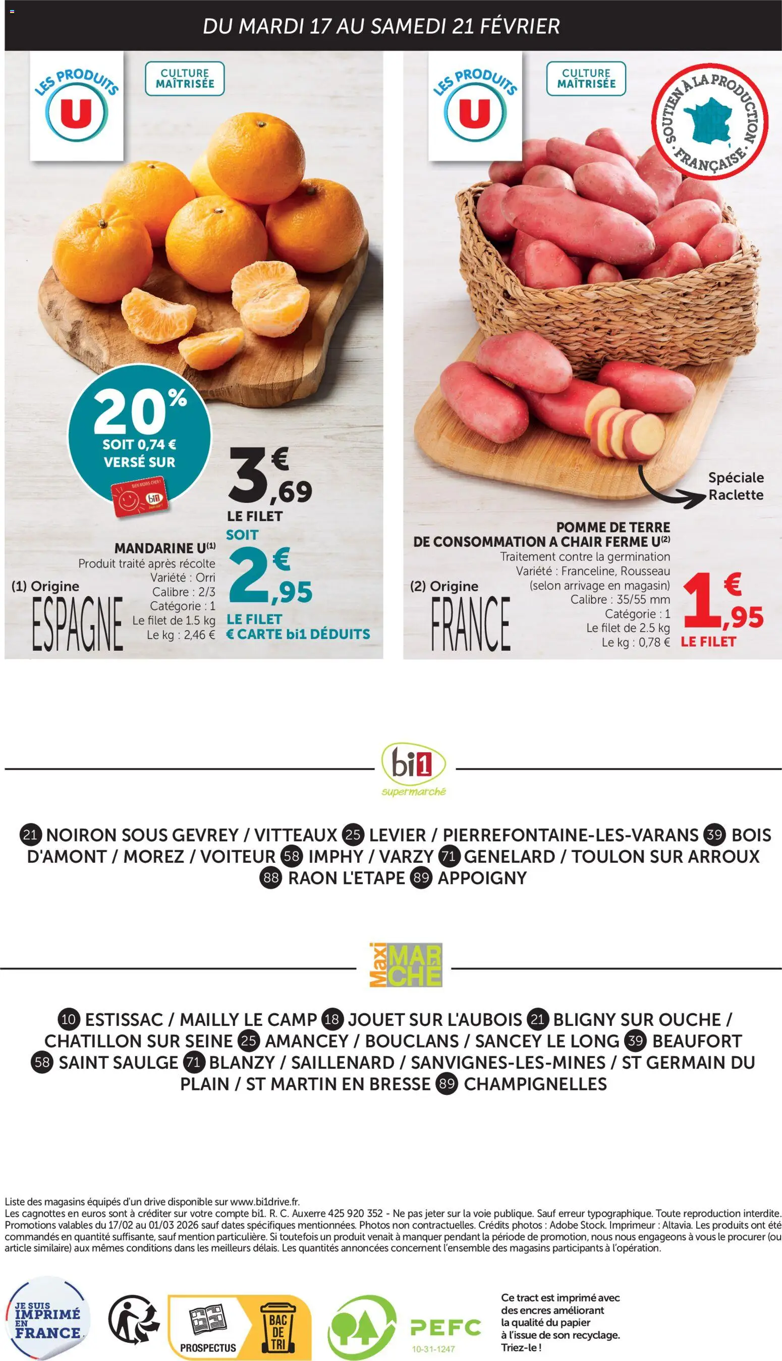 {H1} | Page: 14 | Produits: Beaufort, Pomme, Pomme de terre, Raclette