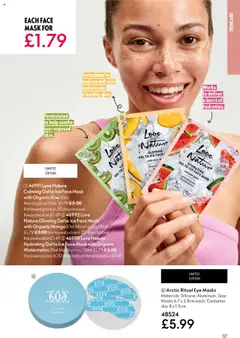Preview of Oriflame - Offers valid from 12.11.2025 | Page: 117 | Products: Mask, Container, Kiwi, Mango