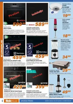 Bela plus katalog akcije – veljaven od 19.01.2026 | Stran: 6 | Izdelki: Ura, Pecica, Vgradna pečica, Tehtnica