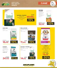 Volantino Arcaplanet del 18.08.2025 | Pagina: 3 | Prodotti: Maiale, Salmone, Frutta, Tacchino