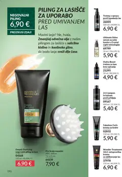 Avon katalog akcije – veljaven od 01.10.2025 | Stran: 190 | Izdelki: Sampon, Krema, Piling