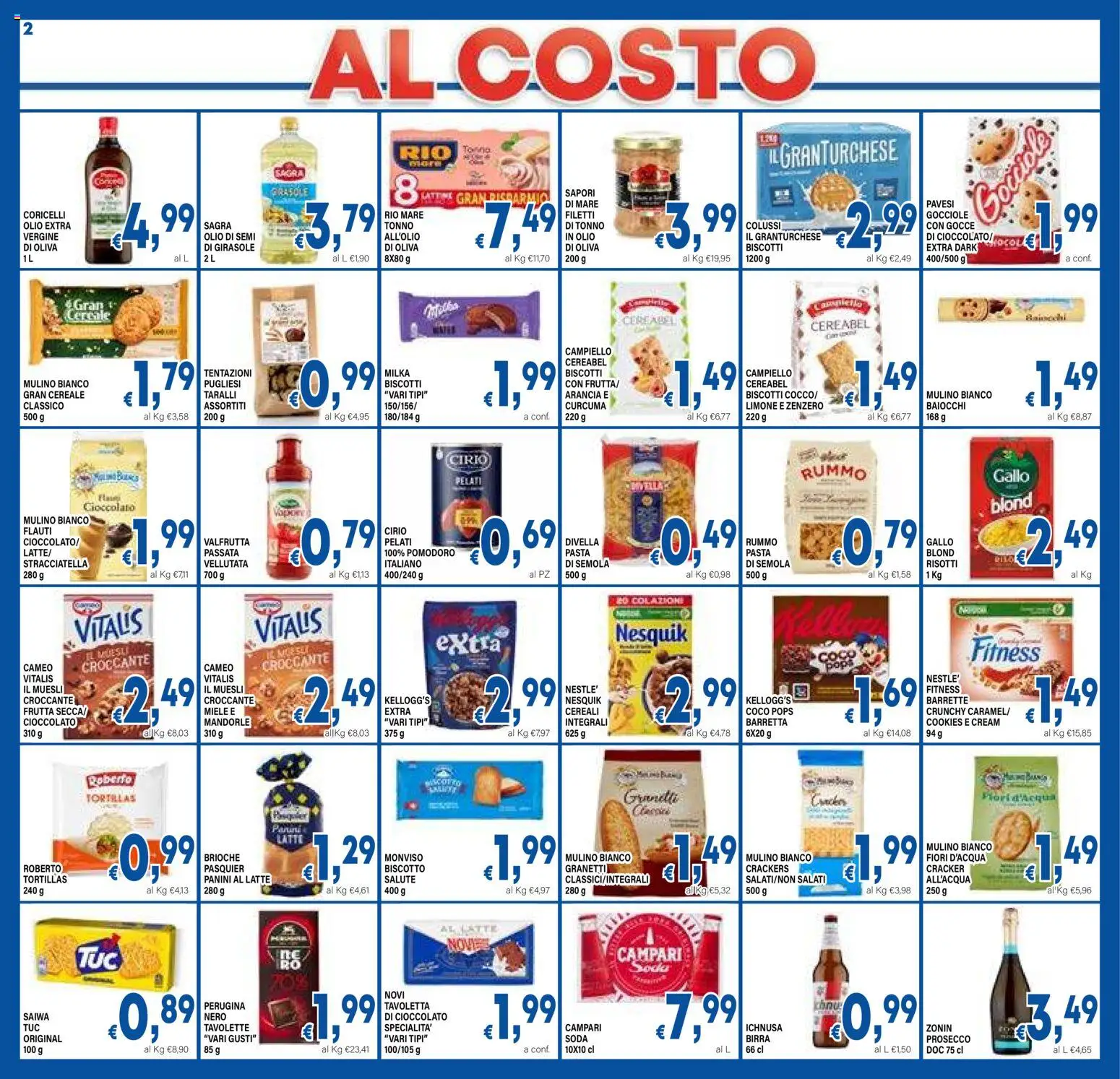 Volantino DEM del 17.04.2026 | Pagina: 2 | Prodotti: Muesli, Cioccolato, Olio, Arancia