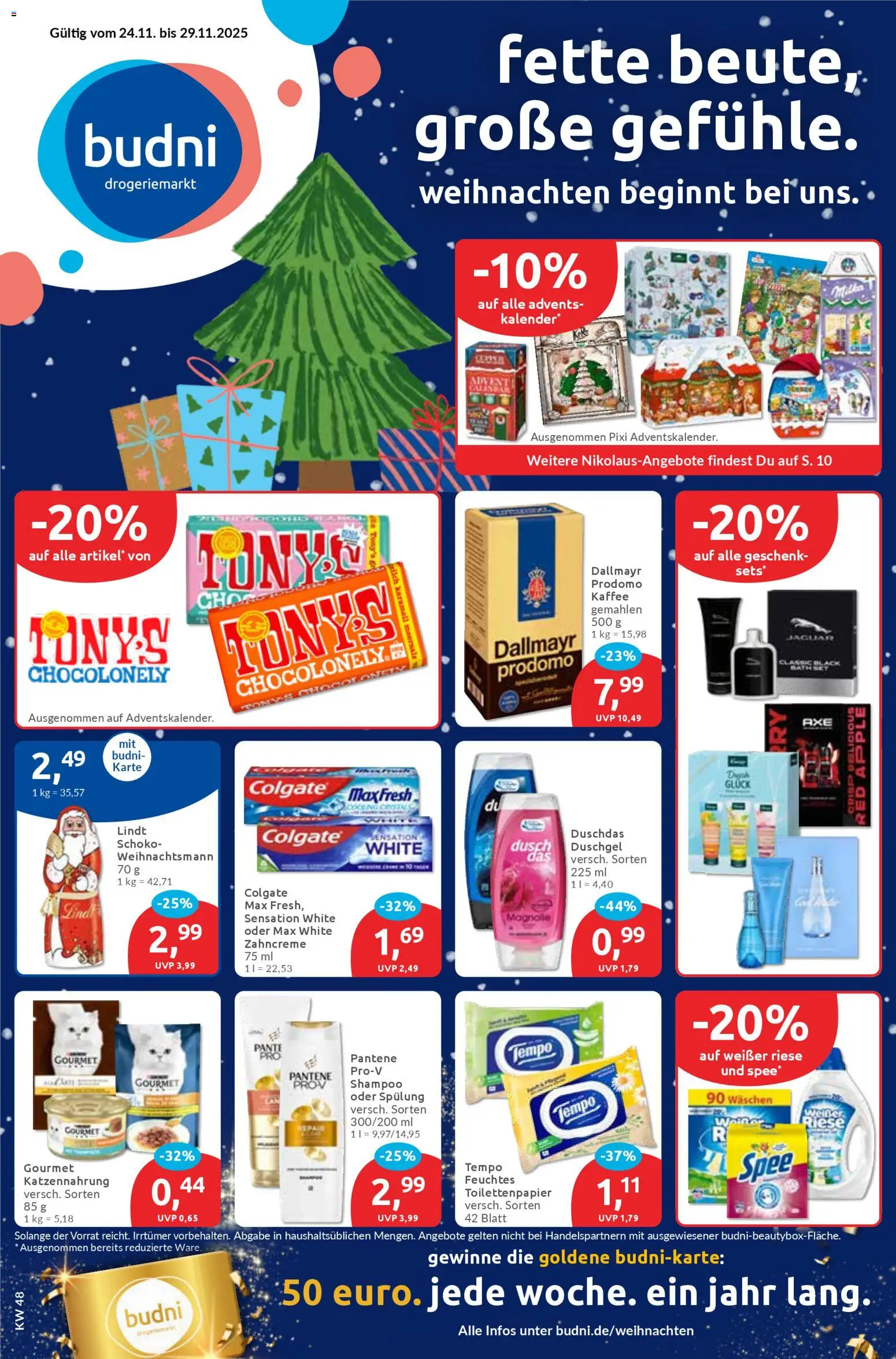 Budni - Black Friday – gültig ab 24.11.2025 | Seite: 1 | Produkte: Shampoo, Duschgel, Dallmayr, Spee