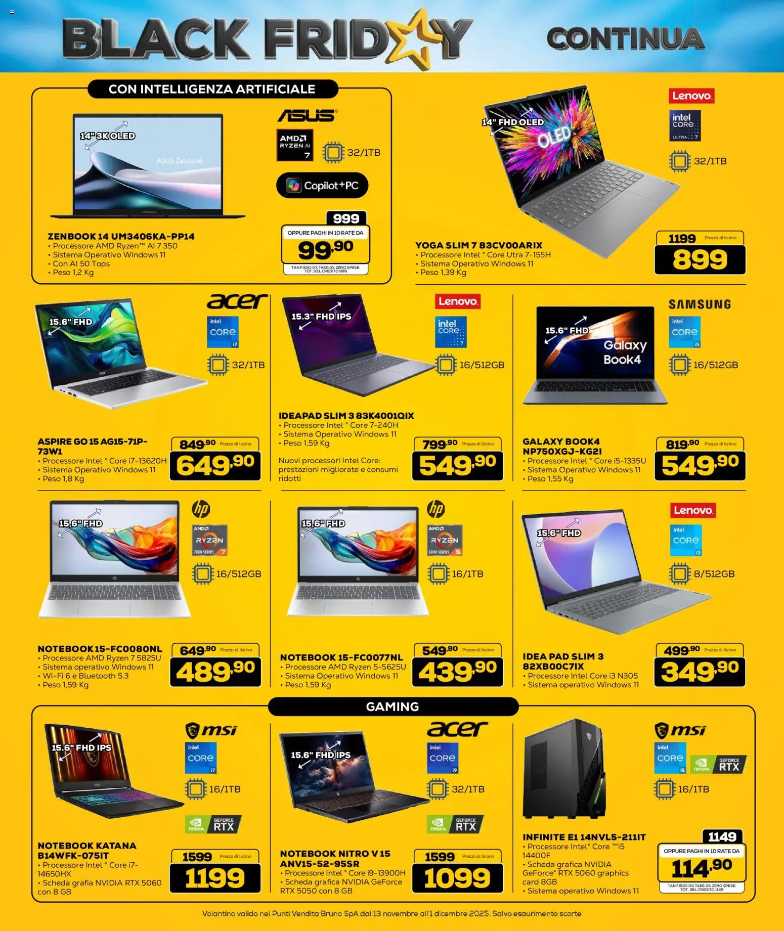 Volantino Euronics del 13.11.2025 | Pagina: 10