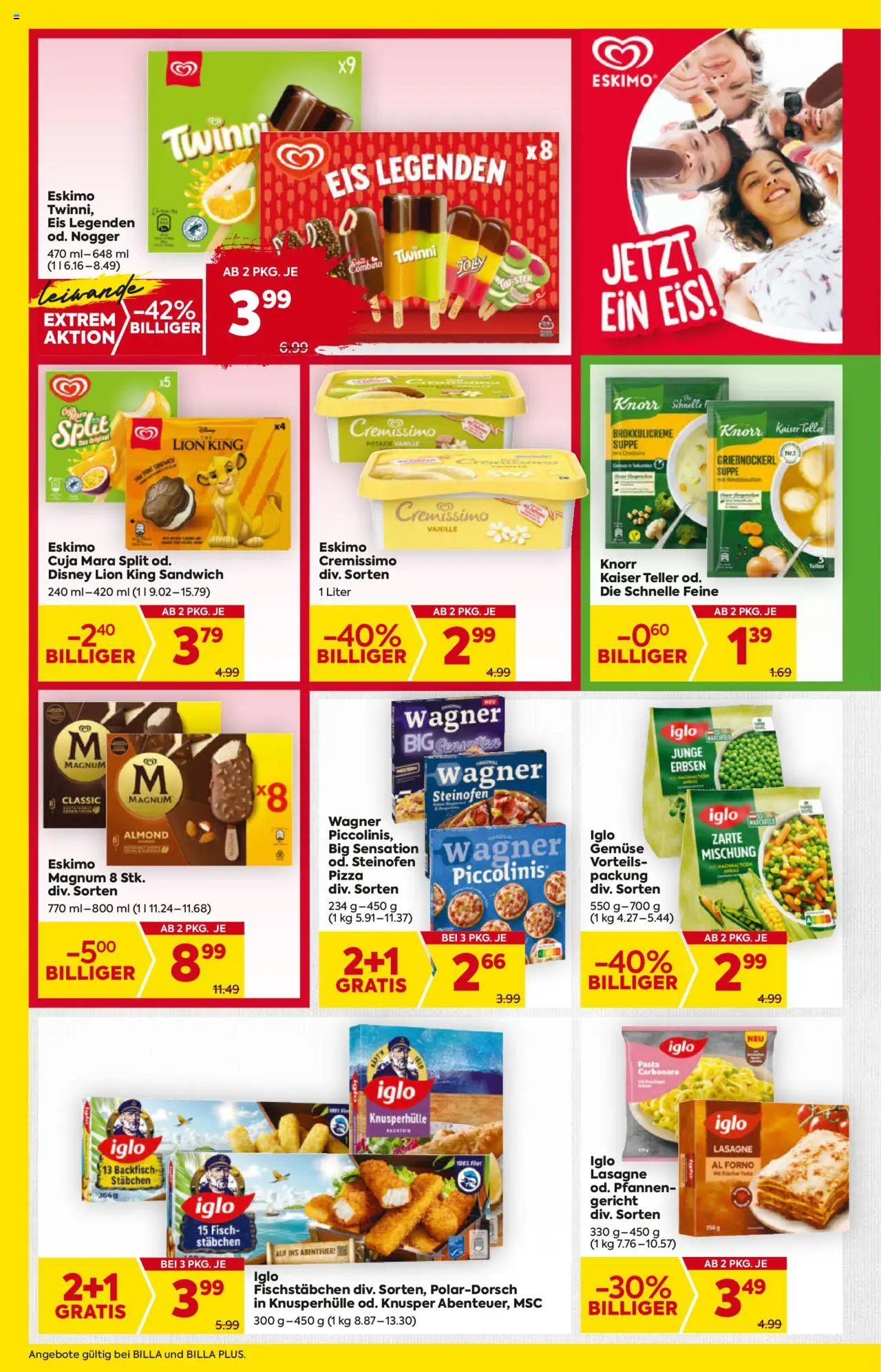 Billa Flugblatt - Burgenland gültig ab 04.09.2025 | Seite: 12 | Produkte: Pasta, Gemüse, Erbsen, Pizza