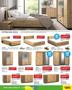 Pogląd oferty "Abra meble gazetka" - ważna od 01.04.2026 | Strona: 35 | Produkty: Plyty, Łóżko, Szafa, Komoda