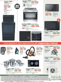 House and Home specials catalogue – valid from 16.03.2026 | Page: 8 | Products: Air conditioner, Microwave, Gas stove, Conditioner