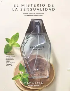 Eau de Toilette Perceive para Él, Eau de Toilette Perceive para Él con mandarina, salvia y cedro. │ válido desde el 01.09.2025 | Página: 14 | Productos: Perfume, Eau de toilette