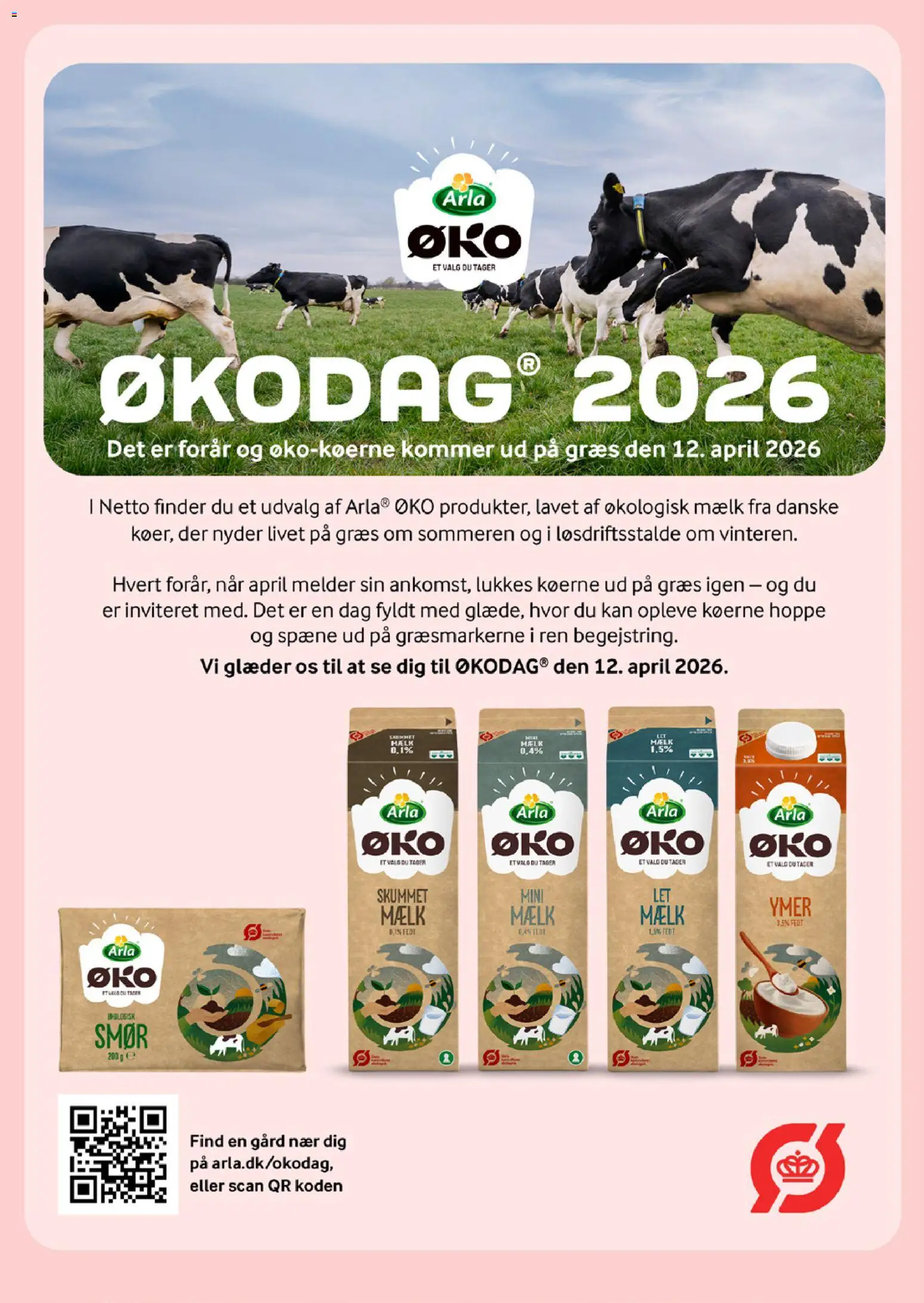 Netto tilbudsavis – gyldig fra 11.04.2026 | Side: 11 | Produkter: Mælk, Smør, Ymer