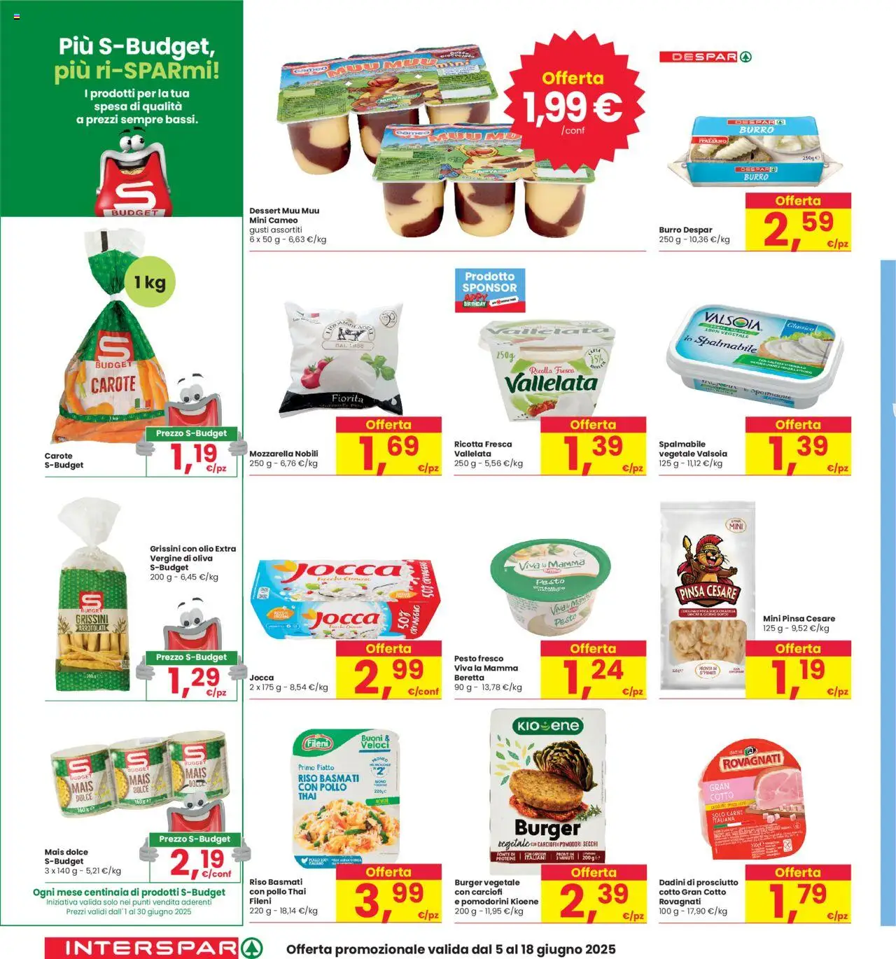 Volantino Interspar del 05.06.2025 | Pagina: 18 | Prodotti: Pollo, Carciofi, Piatto, Pomodori secchi