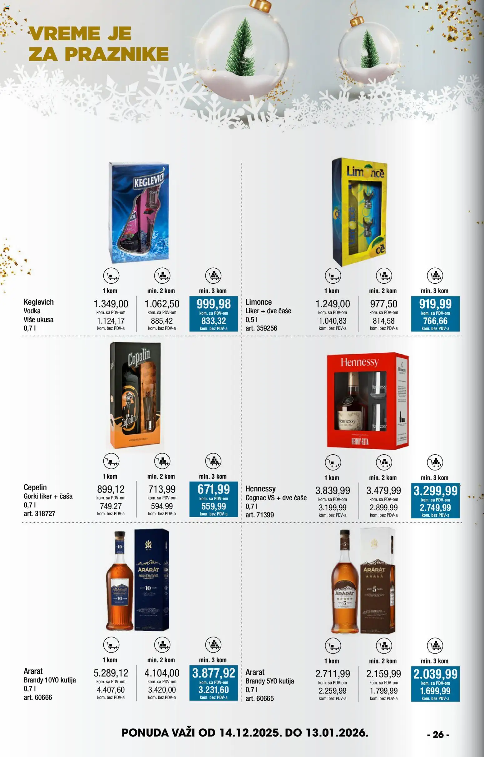 Metro katalog - važi od 14.12.2025 | Strana: 26 | Proizvode: Liker, Kutija, Vodka