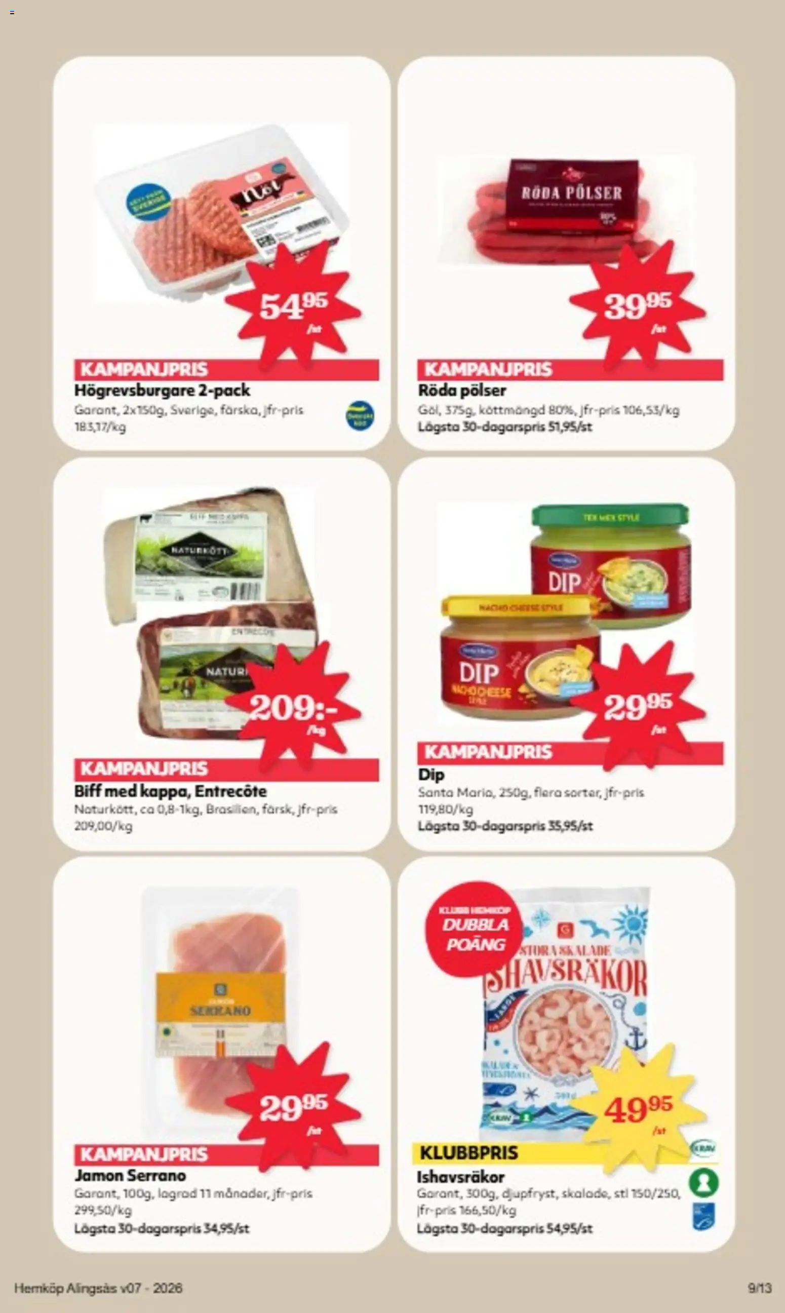 Hemköp reklamblad aktuell från 09.02.2026 | Sida: 9