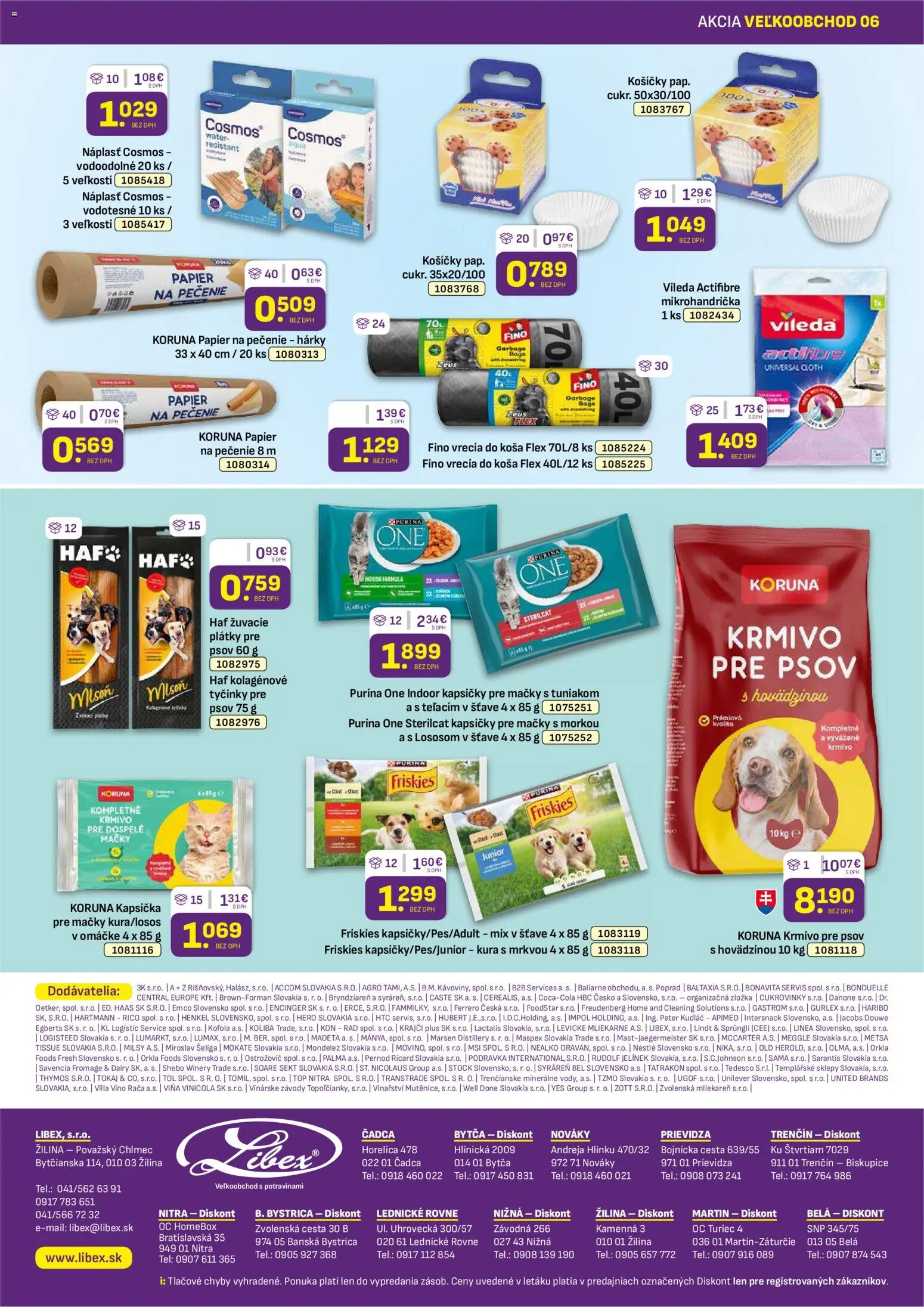 Nové Libex akcie – leták je platný od 16.03.2026 | Strana: 36 | Produkty: Friskies, Víno, Lindt, Kofola