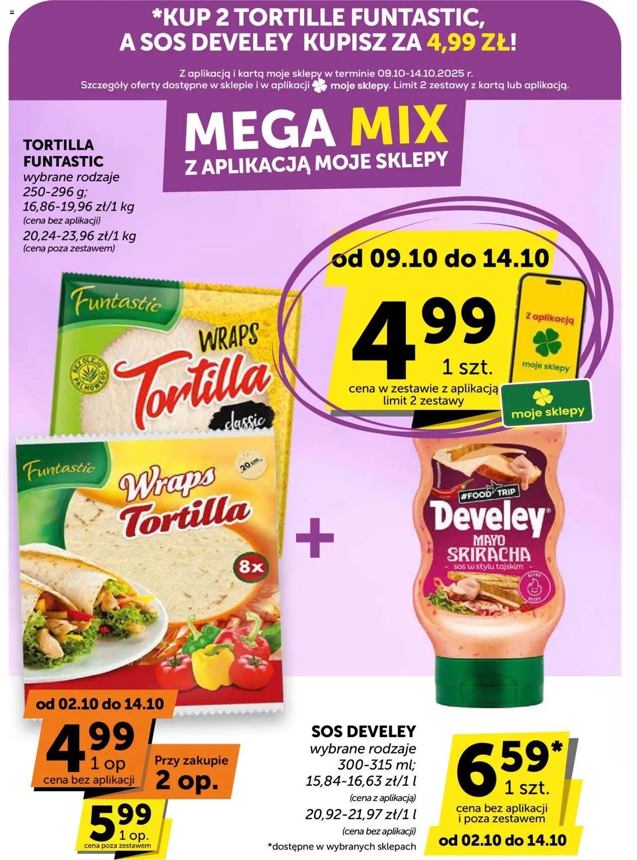 Euro Sklep Gazetka - Market od 02.10.2025 | Strona: 18 | Produkty: Karta, Tortilla, Sriracha, Sos