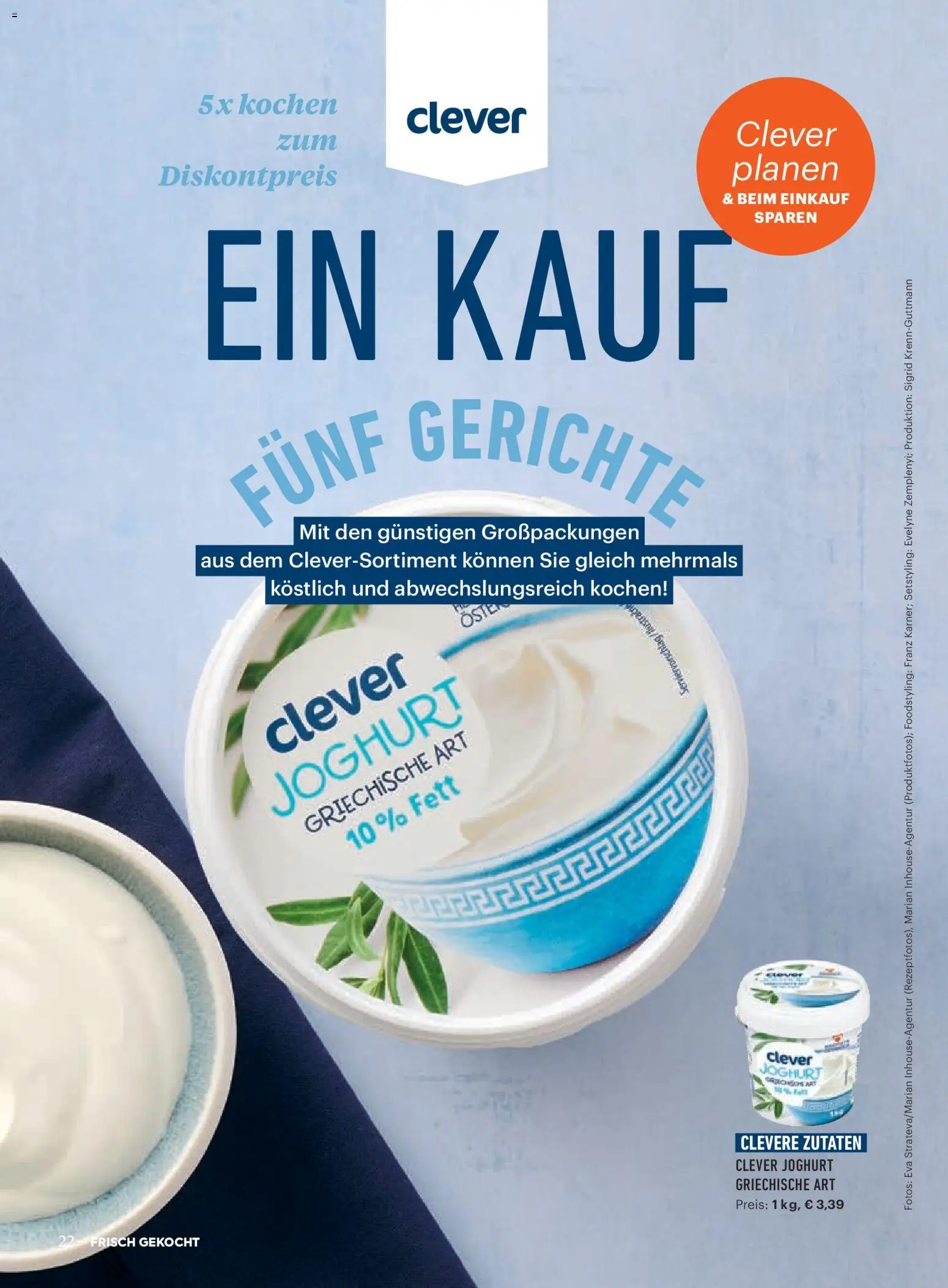 Billa  Frisch Gekocht gültig ab 01.11.2025 | Seite: 18 | Produkte: Joghurt