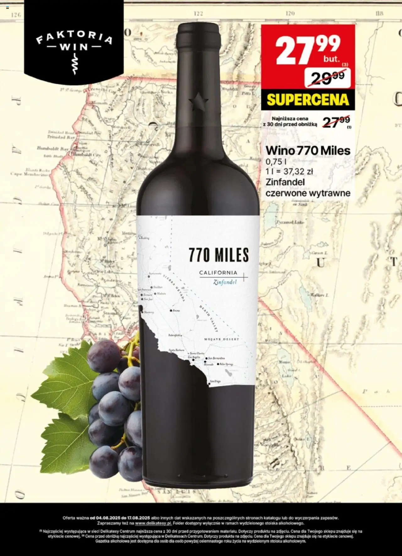 Delikatesy Centrum Gazetka - DeliBarek od 04.08.2025 | Strona: 8 | Produkty: Delikatesy, Wino