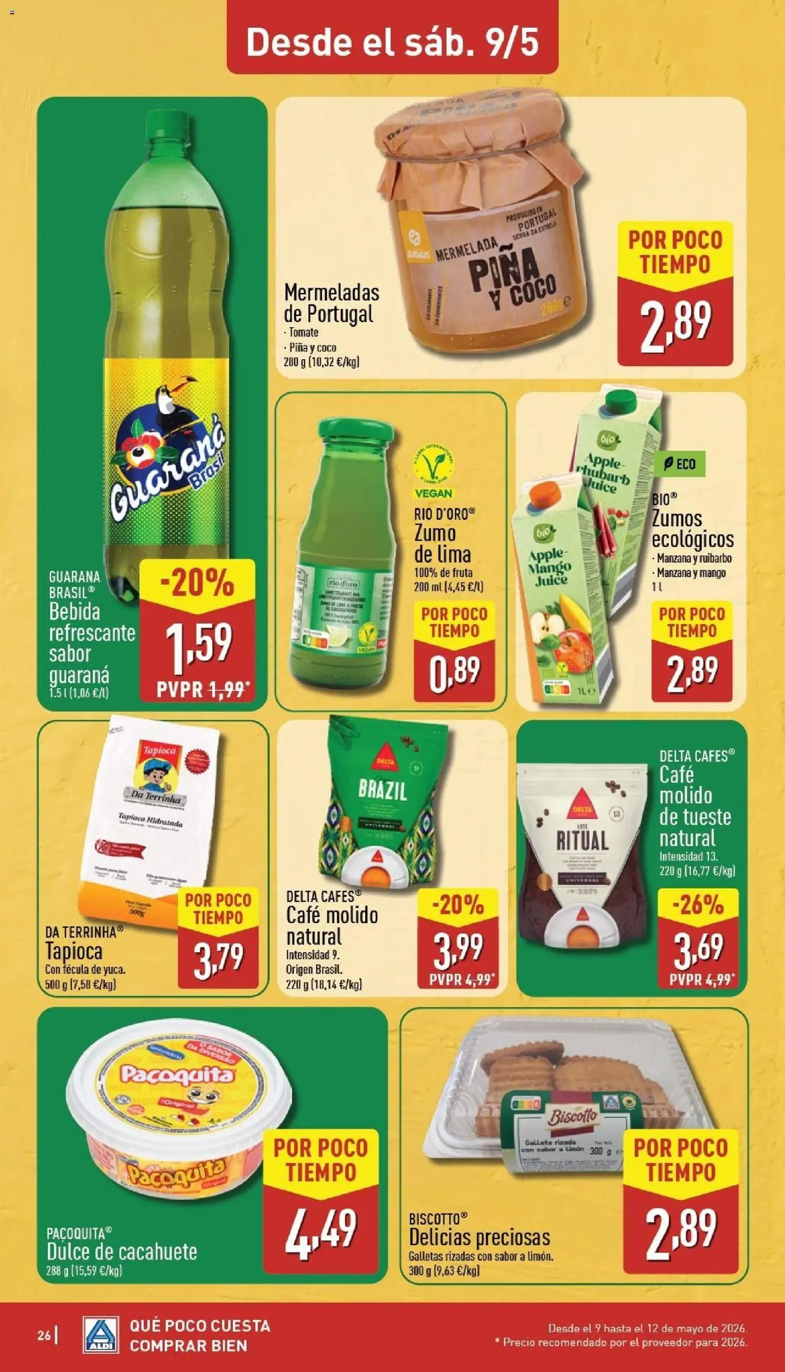 Aldi folleto Baleares │ válido desde el 04.05.2026 | Página: 26 | Productos: Café, Piña, Ροζ πιπέρι, Ρούτερ