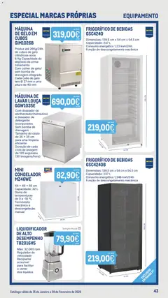 Pré-visualização Makro Especial Marcas Próprias  válido de 15.01.2026 | Página: 43